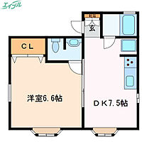 ルネサスII  ｜ 三重県松阪市下村町（賃貸アパート1LDK・2階・31.76㎡） その2