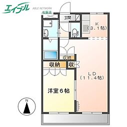 クローバーグリーンV 2階/-