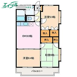 サンライズ駅部田 1階