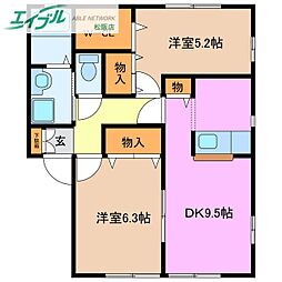 サンガーデン上川　Ｃ棟 1階