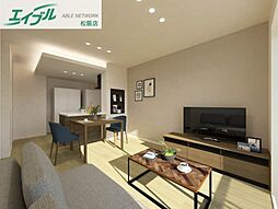 シャーメゾン松阪中央 3階1Kのリビング/ダイニング