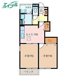 クローバーガーデン 1階/-