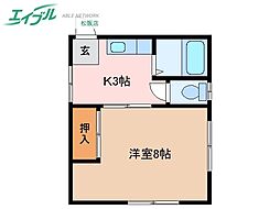中部台パティオ 1階/-