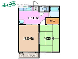サザンハイツ　パートII 2階/-