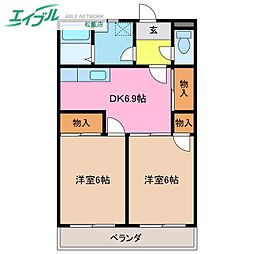 イトニックハイツII 2階