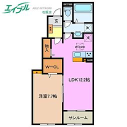 ニューライズ南風　Ａ 1階/-