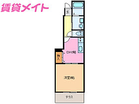 三重県津市牧町（賃貸アパート1DK・1階・34.91㎡） その2