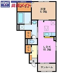 近鉄名古屋線 津新町駅 徒歩8分