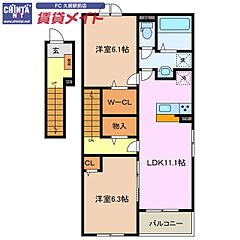 物件の間取り
