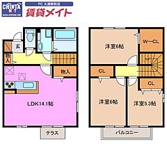 物件の間取り