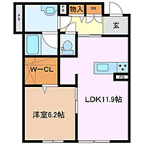 三重県松阪市鎌田町（賃貸マンション1LDK・1階・46.74㎡） その2