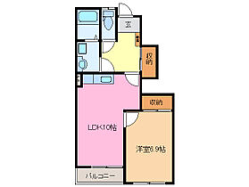 三重県松阪市曽原町（賃貸アパート1LDK・1階・44.62㎡） その2