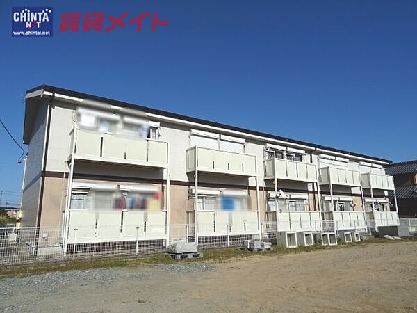 三重県松阪市射和町(賃貸アパート2DK・1階・44.71㎡)の写真 その1