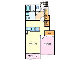 三重県多気郡明和町大字佐田（賃貸アパート1LDK・1階・50.23㎡） その2