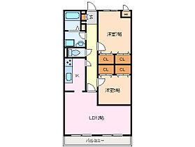 三重県松阪市久保町（賃貸マンション2LDK・1階・65.30㎡） その2