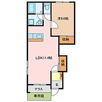 三重県松阪市曽原町（賃貸アパート1LDK・1階・44.55㎡） その2