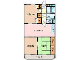 三重県松阪市郷津町（賃貸マンション3LDK・2階・69.50㎡） その2