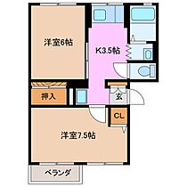 三重県松阪市射和町（賃貸アパート2K・2階・40.00㎡） その2