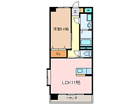 三重県松阪市塚本町（賃貸マンション1LDK・4階・42.30㎡） その2