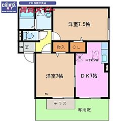 近鉄名古屋線 伊勢中川駅 徒歩40分