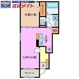 間取図画像 1LDK