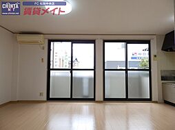 近鉄山田線 東松阪駅 徒歩14分の賃貸アパート 1階2LDKのリビング/ダイニング