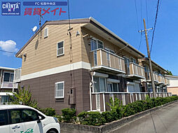 近鉄山田線 松阪駅 バス7分 バス愛知機械前下車 徒歩30分の賃貸アパート