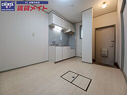 近鉄山田線 東松阪駅 4kmの賃貸アパート 1階2Kのリビング/ダイニング