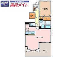 間取図画像 1LDK