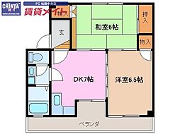 間取図画像 2DK