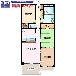 近鉄山田線 松阪駅 徒歩12分 3階/-