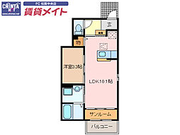 近鉄山田線 松阪駅 徒歩23分