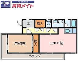 近鉄山田線 松阪駅 徒歩15分 2階/-