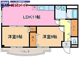 近鉄山田線 伊勢中川駅 徒歩9分 1階/-