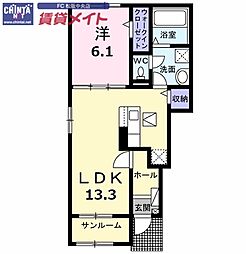 フレンズ久保　Ｂ 1階