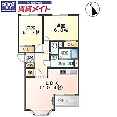 物件の間取り