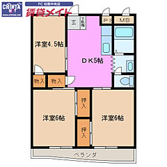 物件の間取り