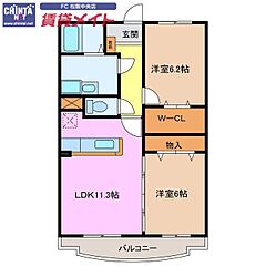物件の間取り