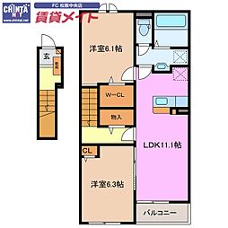 近鉄山田線 松阪駅 徒歩17分