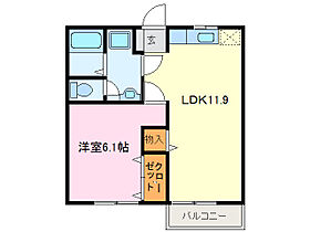 三重県伊勢市小俣町本町（賃貸アパート1LDK・1階・43.09㎡） その2