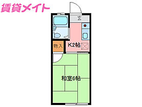 メゾンDフォース  ｜ 三重県伊勢市小俣町湯田（賃貸アパート1K・1階・27.00㎡） その2