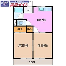 🉐敷金礼金0円！🉐参宮線 山田上口駅 徒歩20分