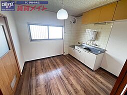 近鉄鳥羽線 宇治山田駅 徒歩7分の賃貸アパート 2階2Kのリビング/ダイニング