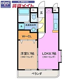 近鉄山田線 宮町駅 徒歩37分