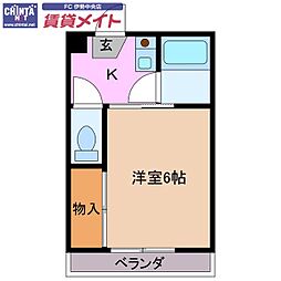 近鉄山田線 伊勢市駅 徒歩15分 3階/-