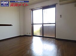 近鉄山田線 明野駅 徒歩5分の賃貸アパート 1階2LDKのリビング/ダイニング