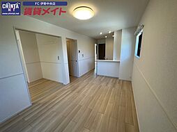 近鉄山田線 明野駅 徒歩20分の賃貸アパート 2階2LDKのリビング/ダイニング