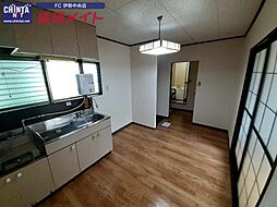 近鉄鳥羽線 宇治山田駅 徒歩5分の賃貸アパート 1階2DKのリビング/ダイニング