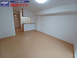 近鉄山田線 宮町駅 徒歩10分の賃貸アパート 1階ワンルームのリビング/ダイニング