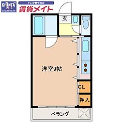近鉄鳥羽線 五十鈴川駅 徒歩12分 2階/-